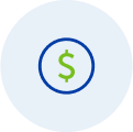 ícono de dólar​​ 